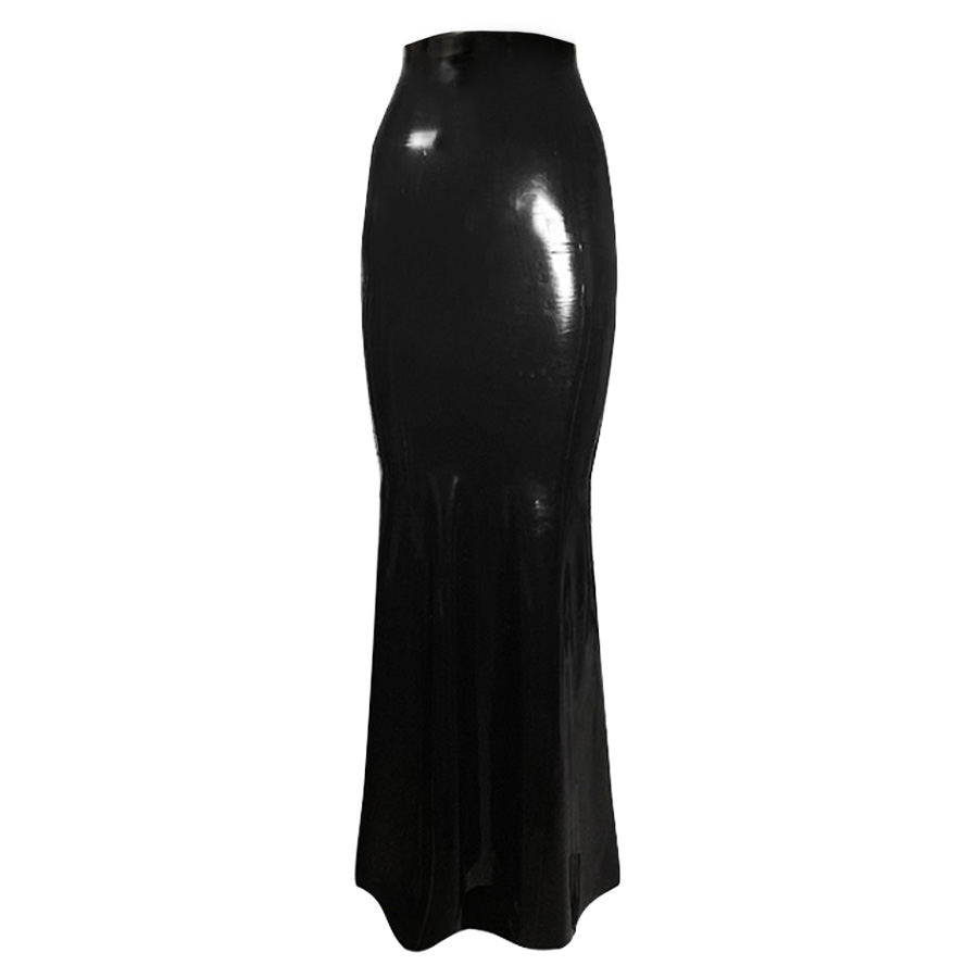 Atsuko Kudo Latex Belle Skirt in Supatex Black