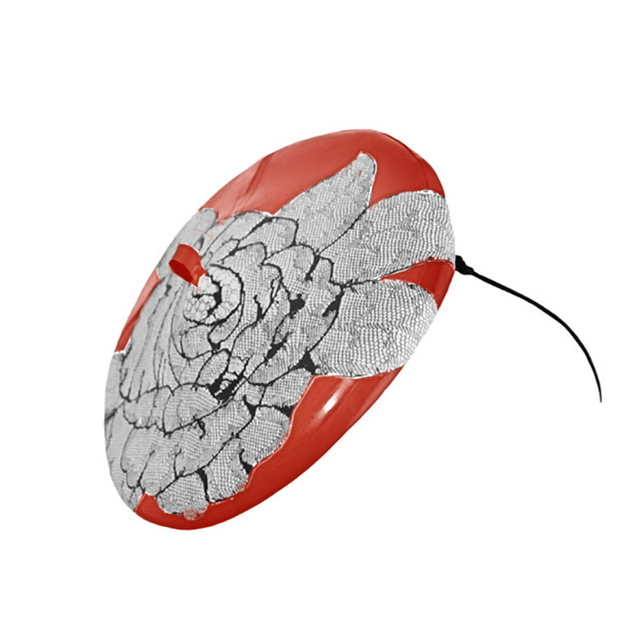 Atsuko Kudo Latex Beret in Supatex Red