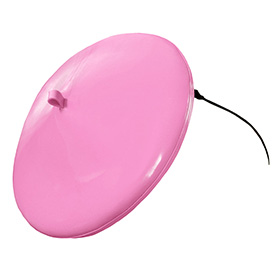 Atsuko Kudo Latex Beret in bubblegum pink