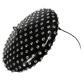 Atsuko Kudo Latex Beret in Supatex Black