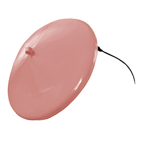 Atsuko Kudo Latex Beret in supatex light brown