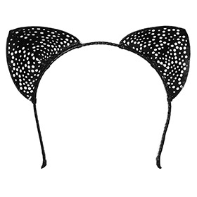 Atsuko Kudo Latex Cat Ears in supatex black