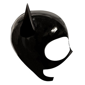 Atsuko Kudo Latex Cat Hood in supatex black