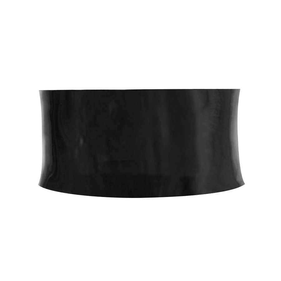 Atsuko Kudo Latex Cincher Belt in Supatex Black