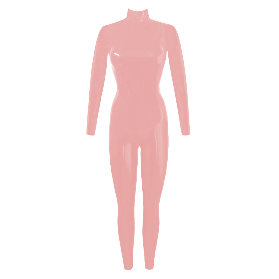 Atsuko Kudo Latex Classic Catsuit in Supatex Pink