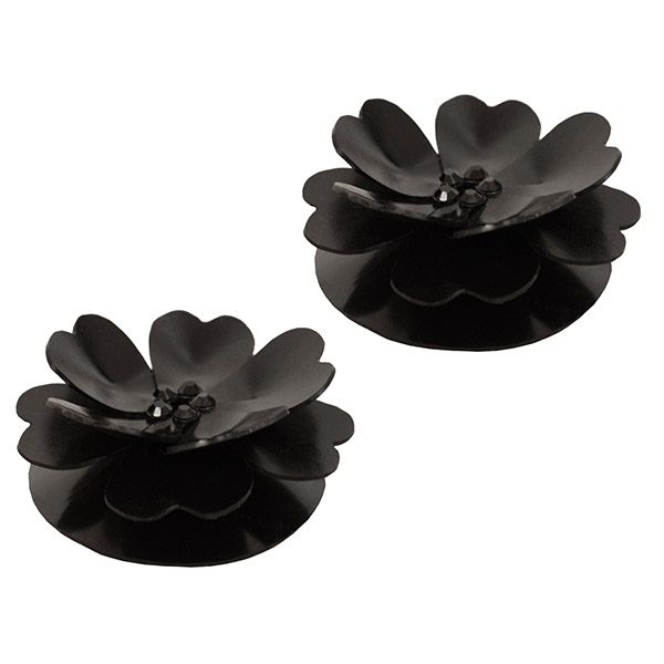 Atsuko Kudo Latex Dahlia Pasties in Supatex Black