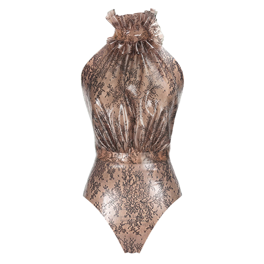 Atsuko Kudo Latex  in Supatex Semi-Transparent Peach Lace