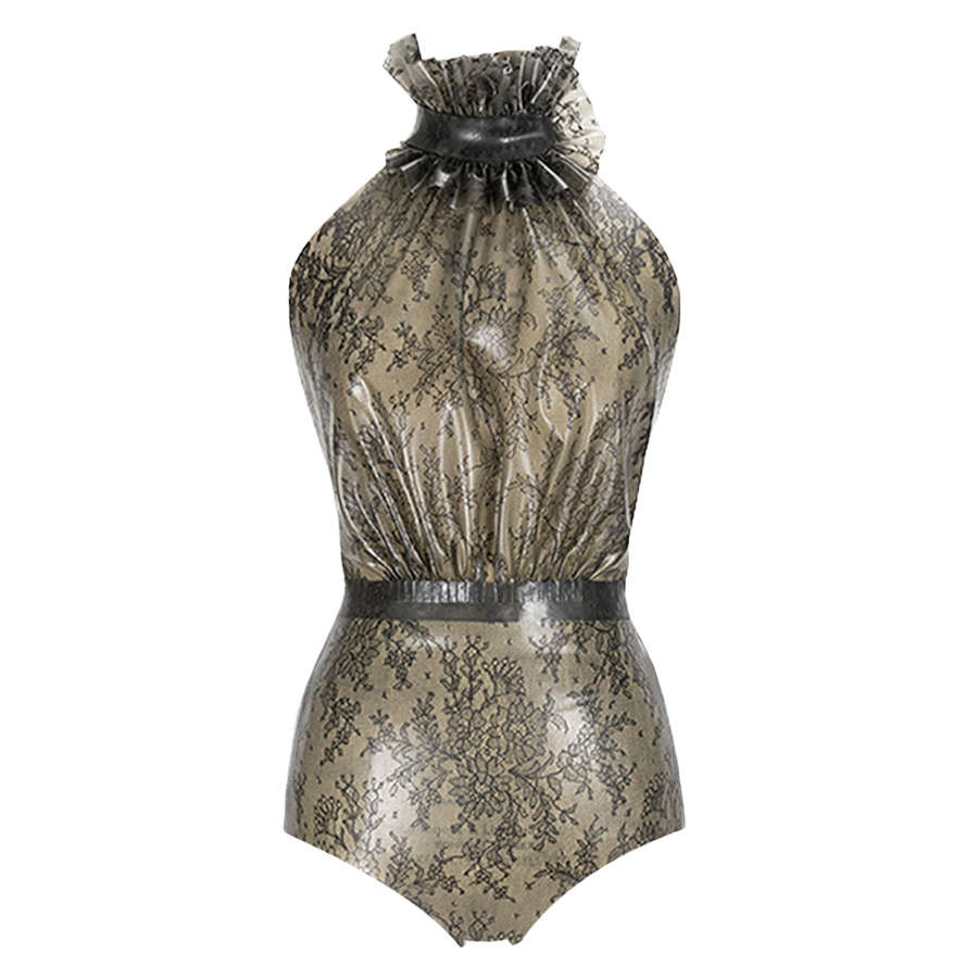 Atsuko Kudo Latex  in Supatex Semi-Transparent Cloud Grey Lace