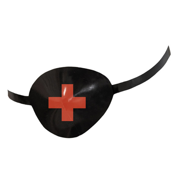 Atsuko Kudo Latex Eye Patch in Supatex Black