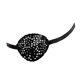 Atsuko Kudo Latex Eye Patch in Supatex Black