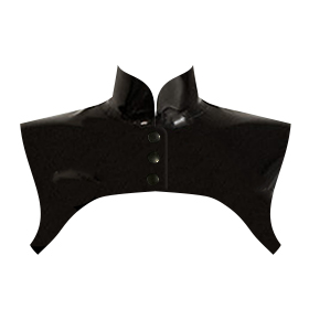 Atsuko Kudo Latex Freedom Top in Supatex Black