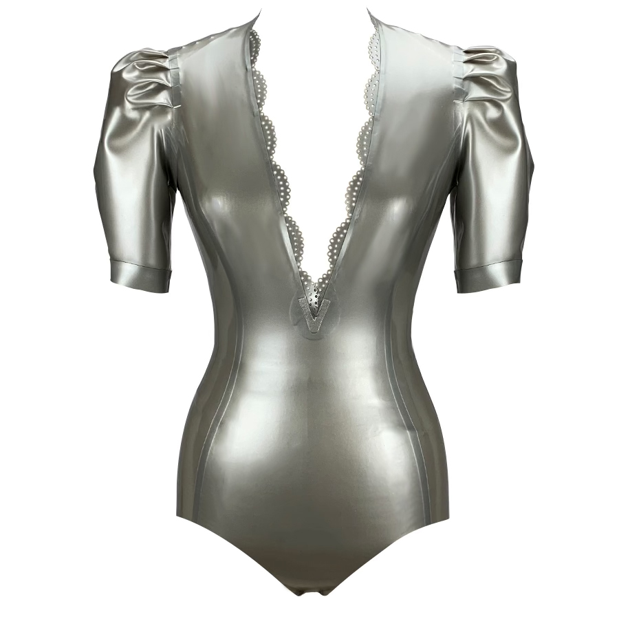Atsuko Kudo Latex Jessica Body in Pearlsheen Silver