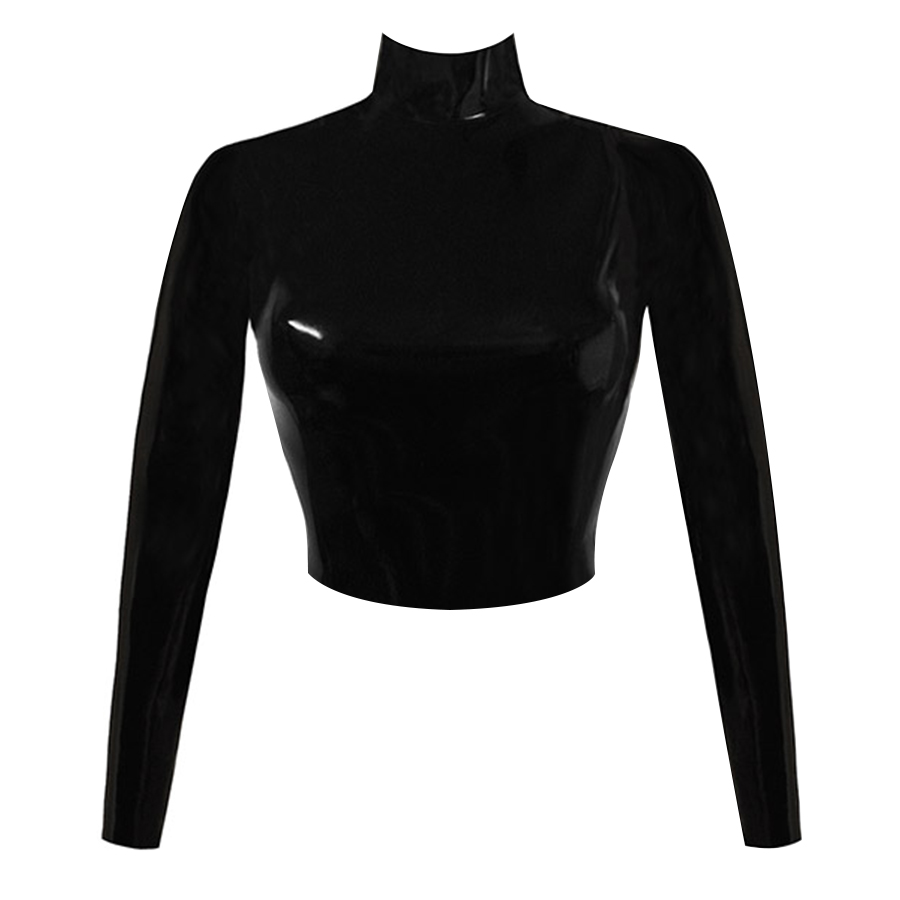 Atsuko Kudo Latex Joy W Top in Supatex Black