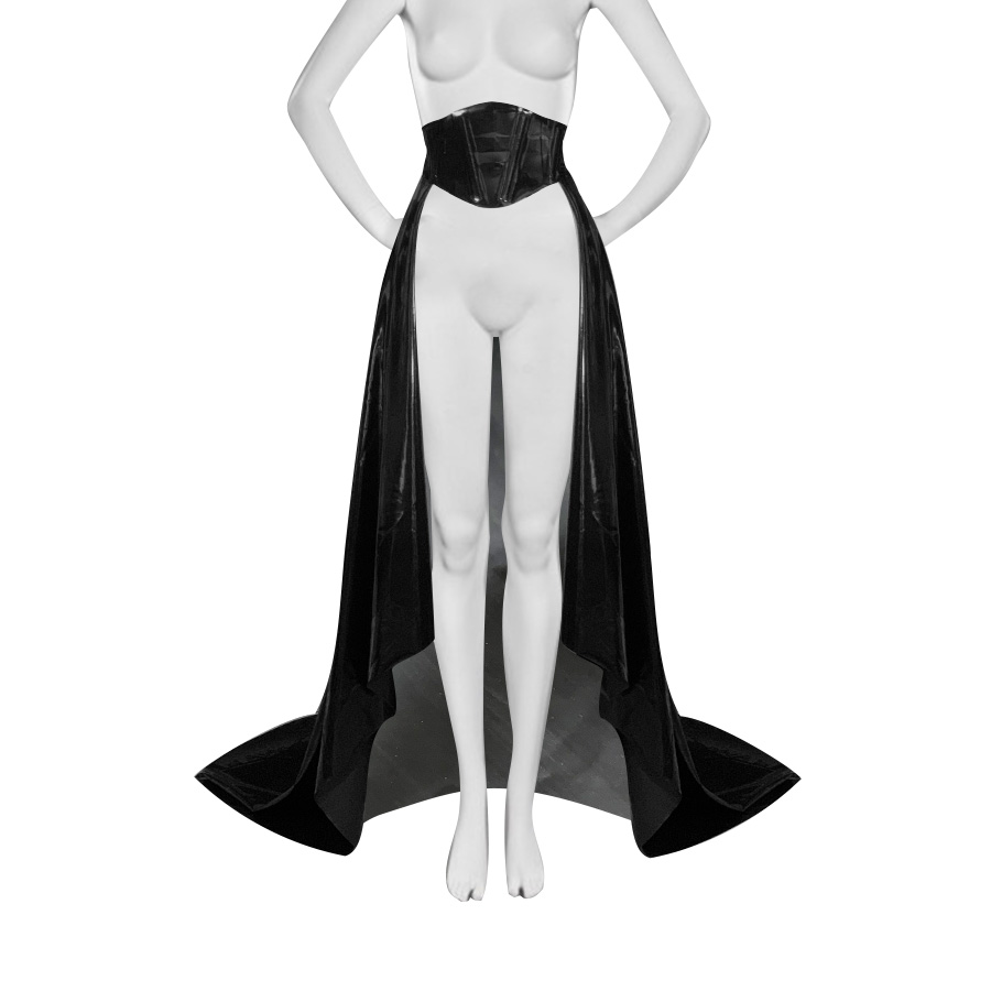 Atsuko Kudo Latex Katy Waspie in supatex black