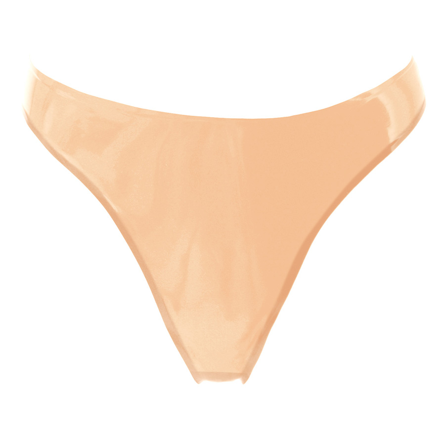 Atsuko Kudo Latex Lady P G String in Semi-Trans Peach