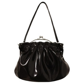 Atsuko Kudo Latex Large Hand Bag in Supatex Black