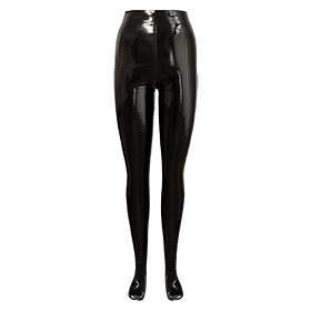 Atsuko Kudo Latex Leggings in Supatex Black