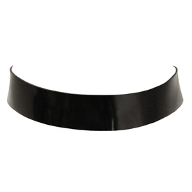 Atsuko Kudo Latex Line Choker in Black