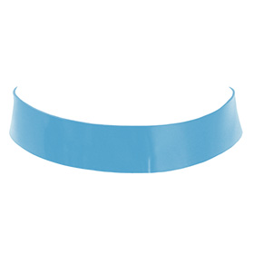 Atsuko Kudo Latex Line Choker in Supatex light blue