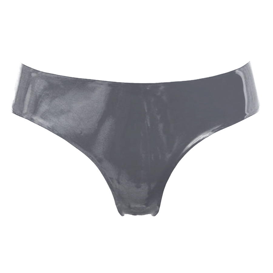 Atsuko Kudo Latex Lady P Low Cut G String in Pearlsheen Pewter