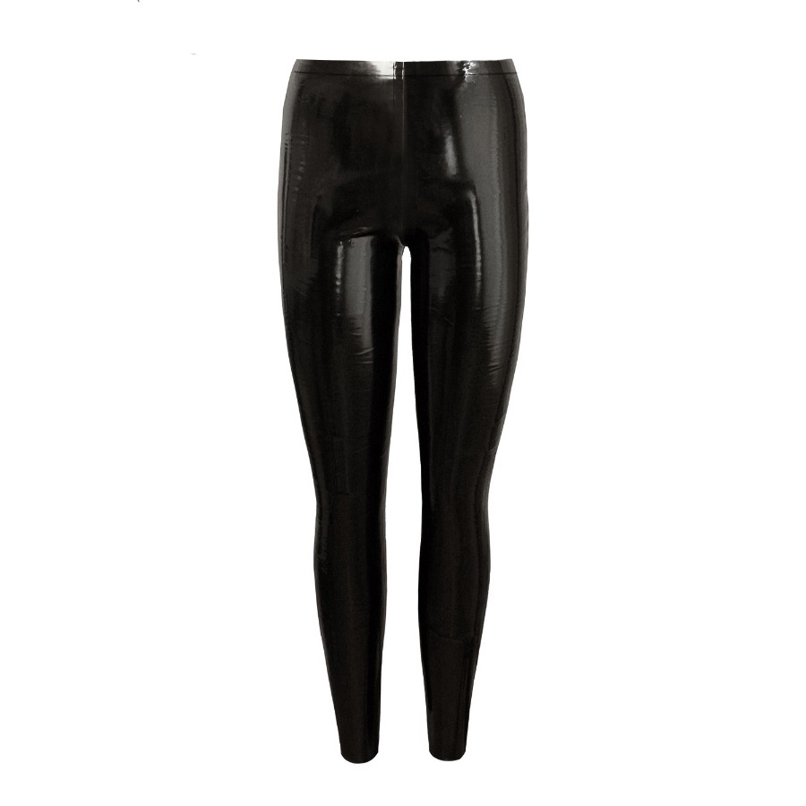 Atsuko Kudo Latex Low Cut Leggings in Supatex Black
