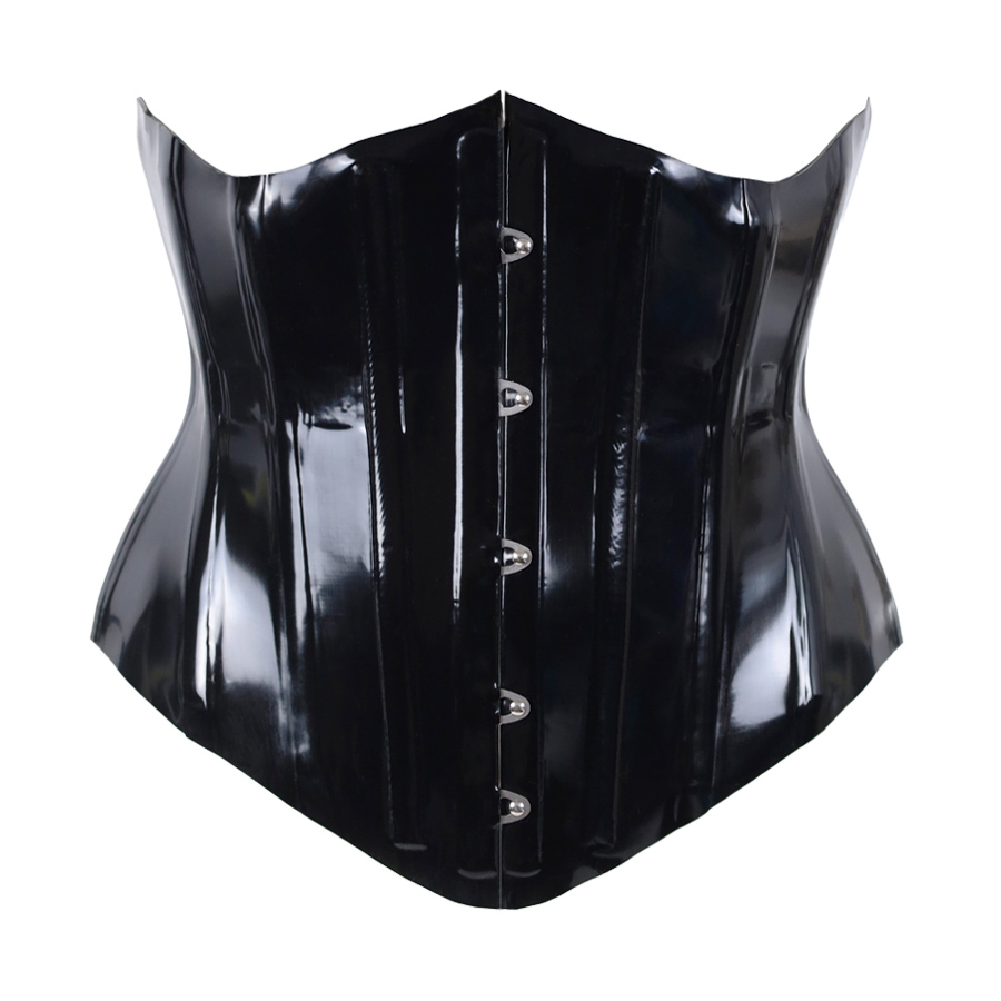 Atsuko Kudo Latex Madame A Corset in Supatex Black