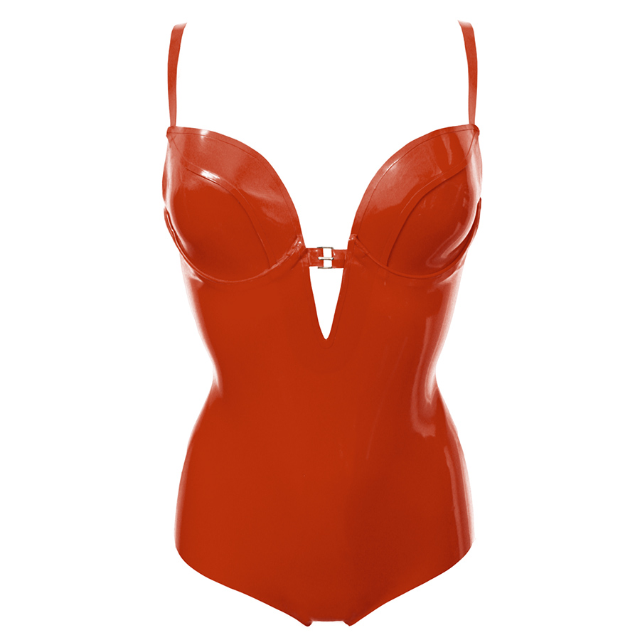 Atsuko Kudo Latex Miss T Bodysuit w/ v