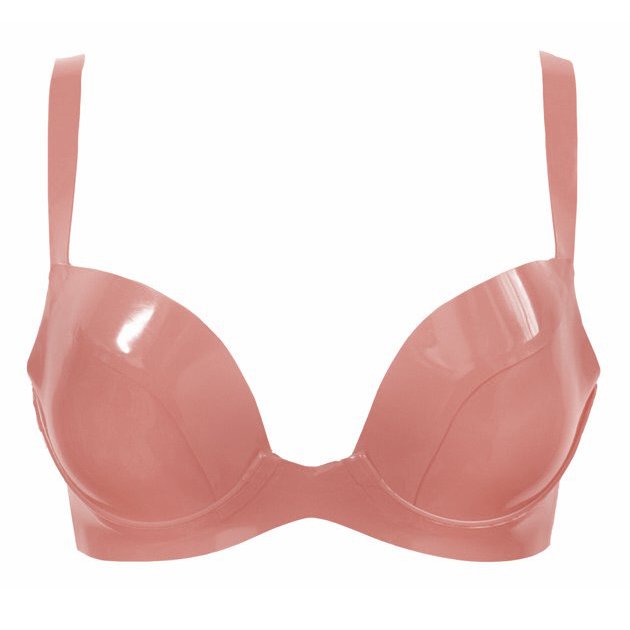 Atsuko Kudo Latex Miss T Bra in Supatex Light Brown
