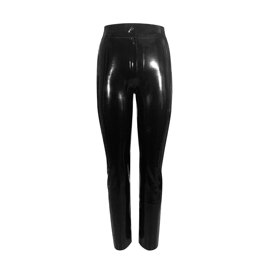 Atsuko Kudo Latex モーターサイクルパンツ in 