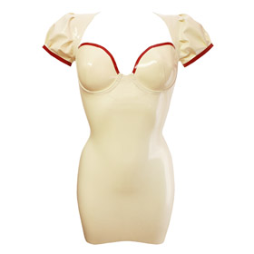 Atsuko Kudo Latex Nurses Dress in White