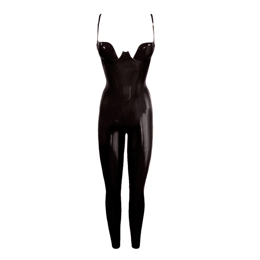 Atsuko Kudo Latex Paris Cup Catsuit in Supatex Black