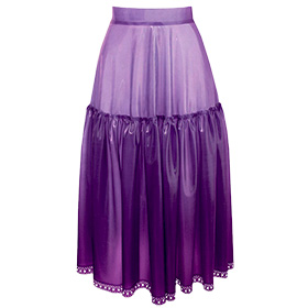 Atsuko Kudo Latex Petticoat in semi-trans lilac