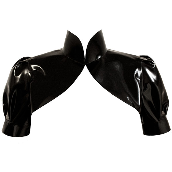 Atsuko Kudo Latex Restricted Bolero in Supatex Black
