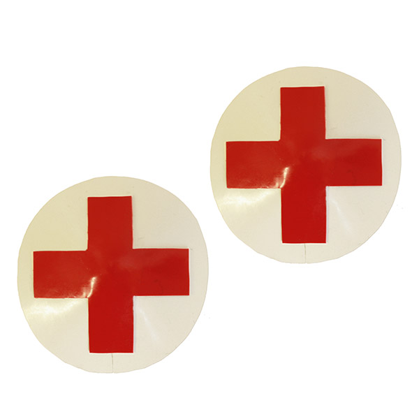 Atsuko Kudo Latex Round Pasties in supatex white