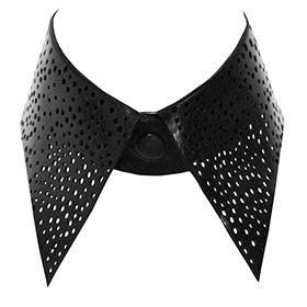 Atsuko Kudo Latex Smart Collar in Supatex Black