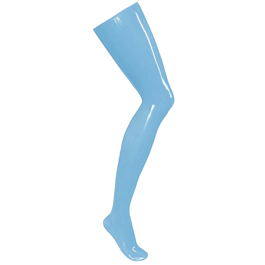 Atsuko Kudo Latex Stockings w/ hold up tabs in Supatex Light Blue