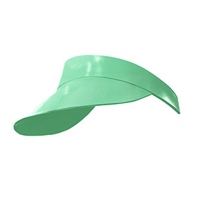 Atsuko Kudo Latex Visor in supatex jade green