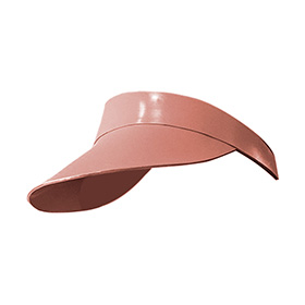 Atsuko Kudo Latex Visor in supatex light brown