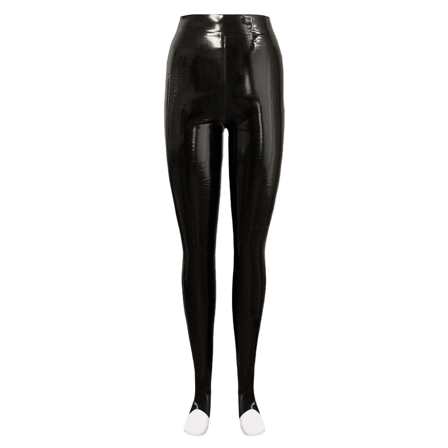 Atsuko Kudo Latex Leggings in Supatex Black